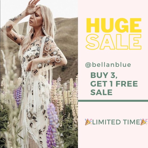 Bellanblue Dresses & Skirts - BUY 3, GET 1 FREE Boho Summer Sale